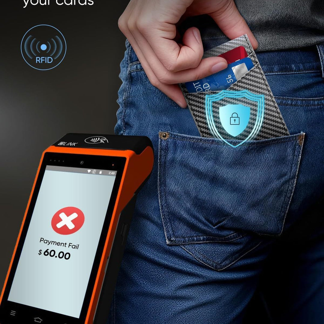 RFID-Blocking Carbon Fiber Slim Wallet Bowlift
