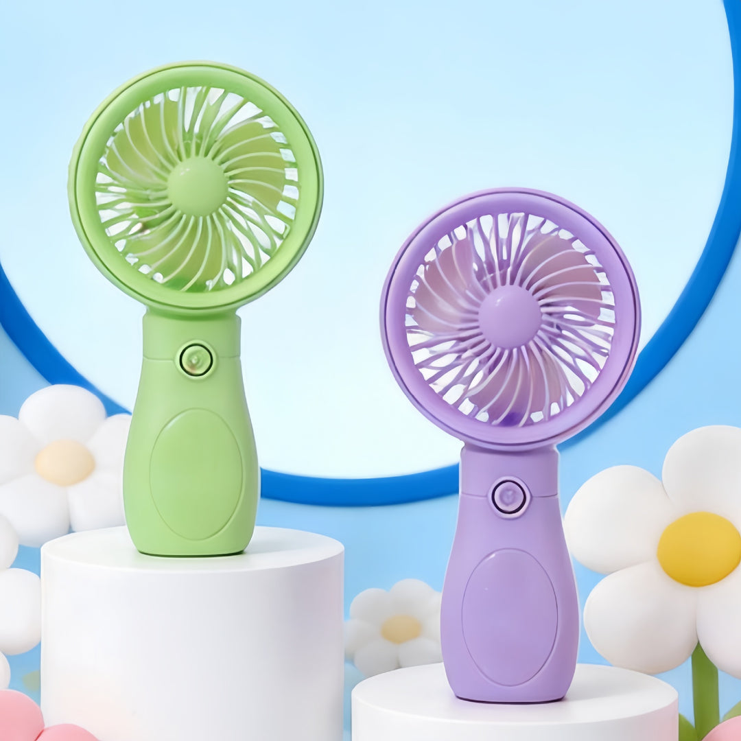 Portable handheld fan with powerful battery operation and variable speed control Bowlift
