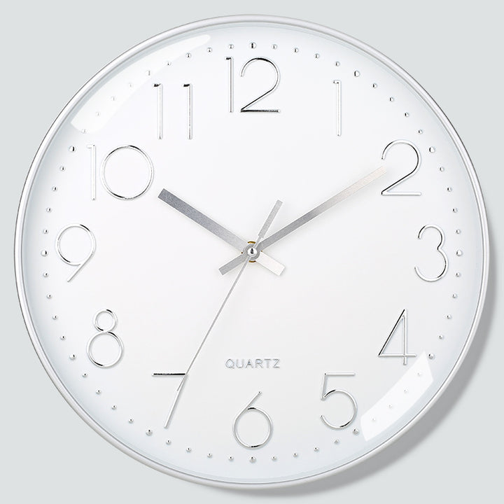 Minimalist Modern Silent Quartz Wall Clock Bowlift