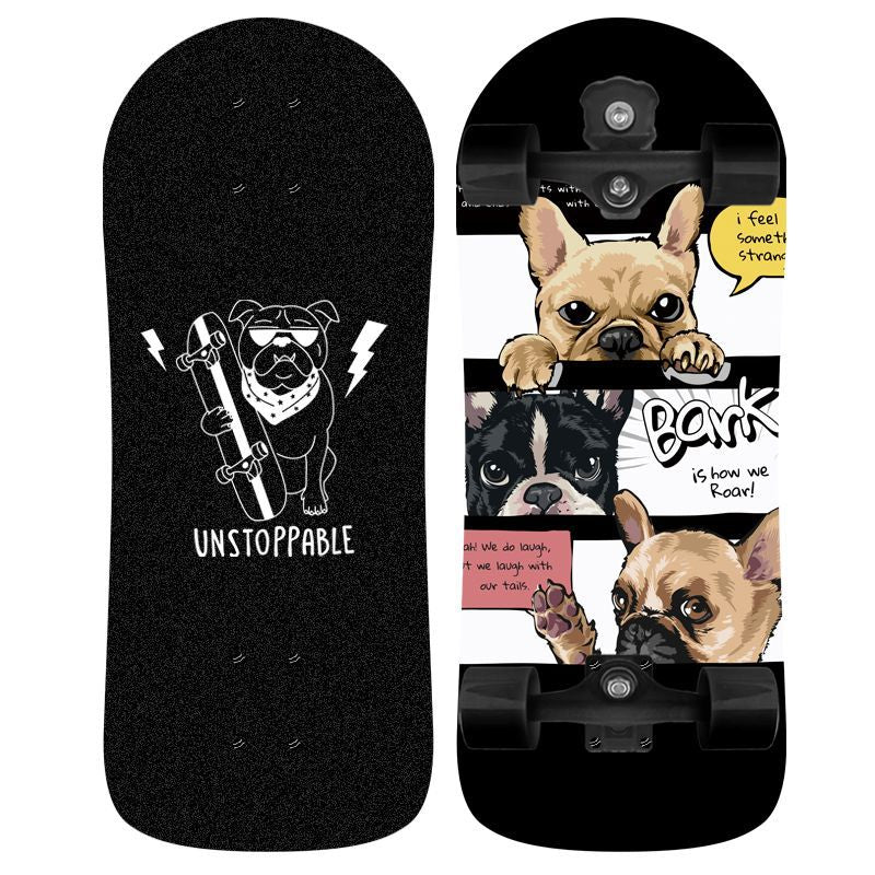 Unicorn-Themed Graphic Skateboard Bowlift