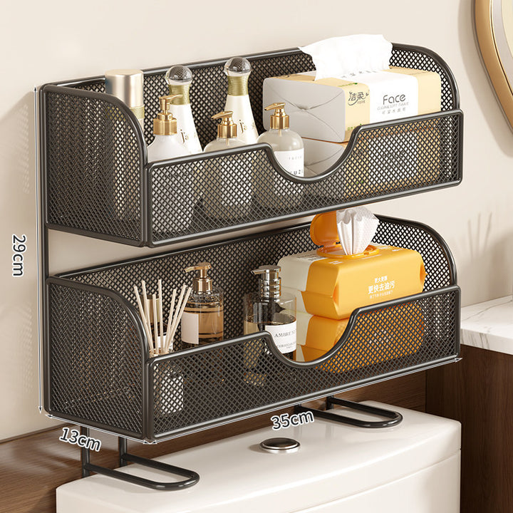 Over-Toilet Storage Organizer Rack Bowlift