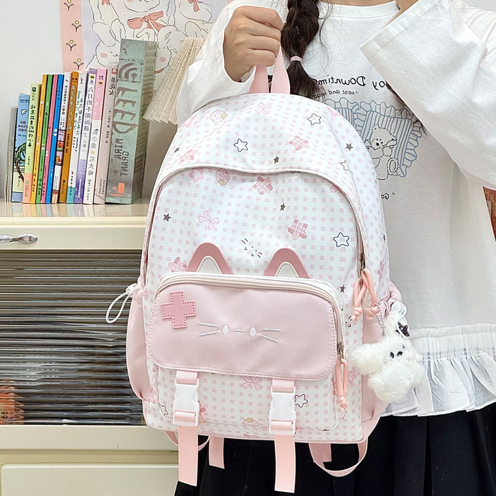 Cute Cat-Ear Backpack Bowlift