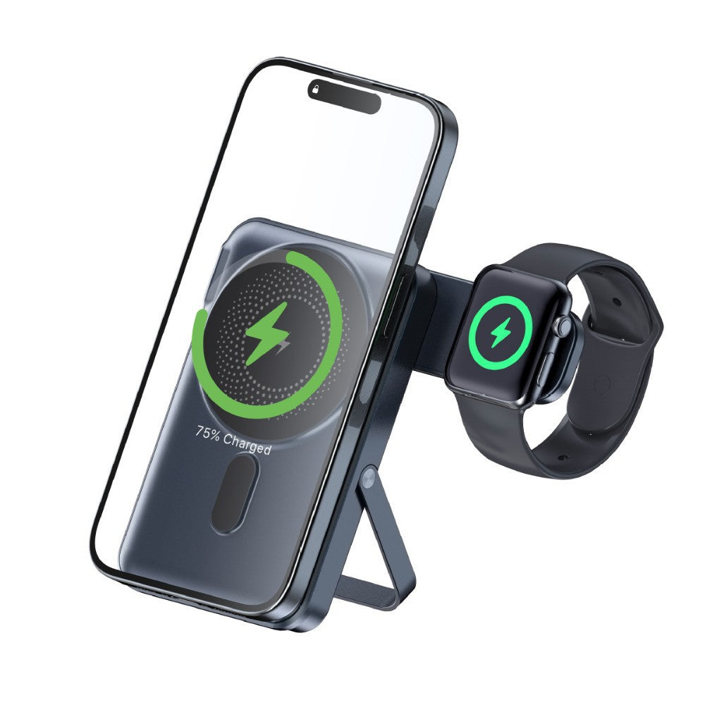 Wireless charger with integrated stand Bowlift