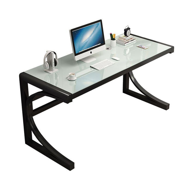 Modern Glass Desk Bowlift