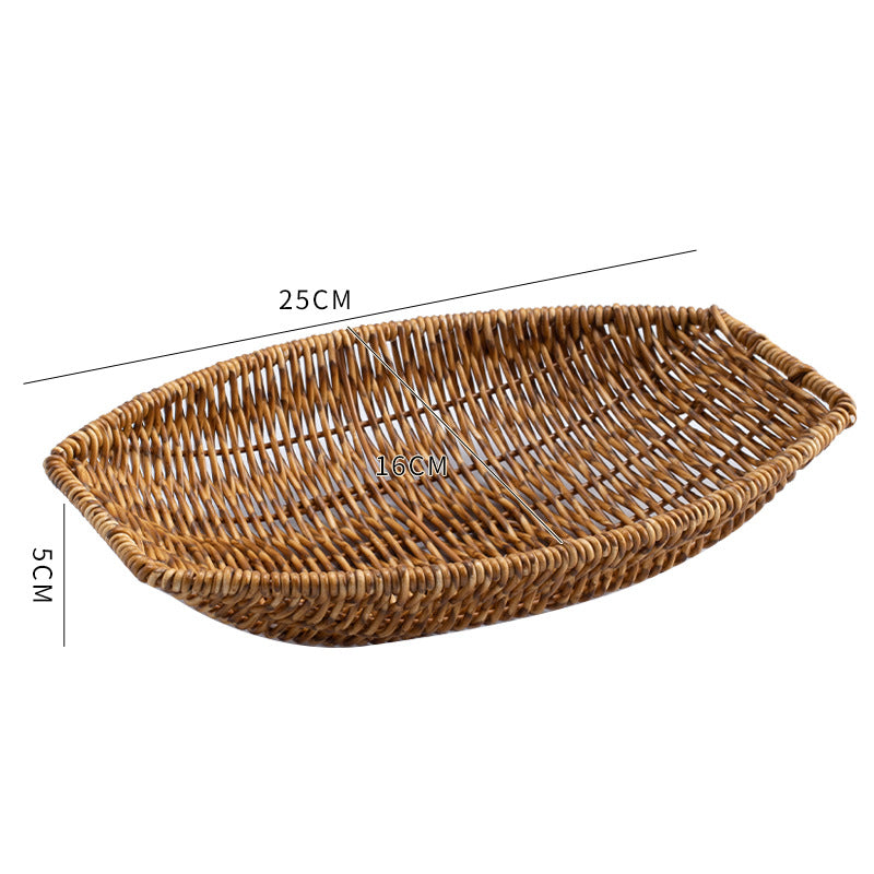 Decorative Handwoven Serving Tray Bowlift