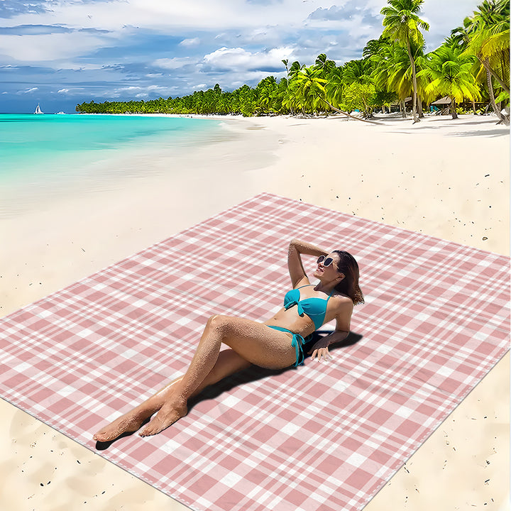 Mandala Design Beach Mat Bowlift