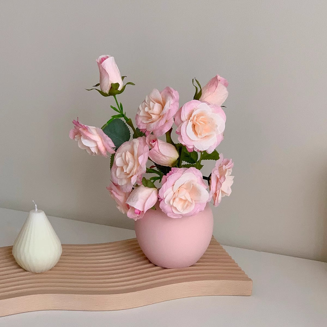Elegant Fabric Flower Arrangement