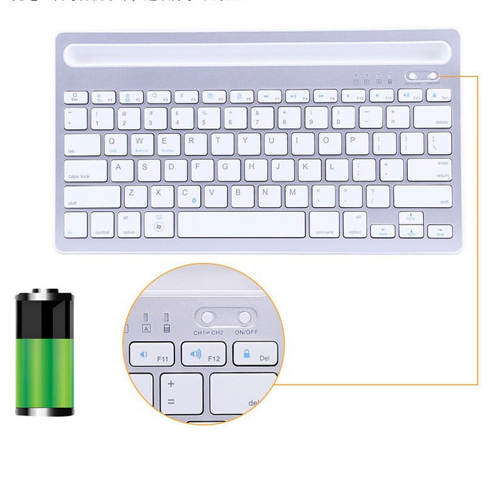 Wireless Multi-Device Keyboard Bowlift