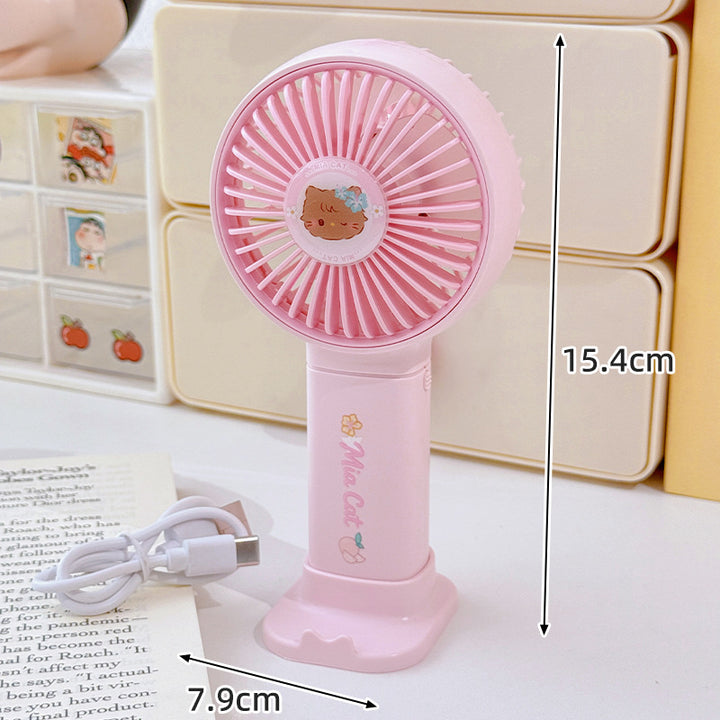 Portable USB Rechargeable Handheld Fan Bowlift