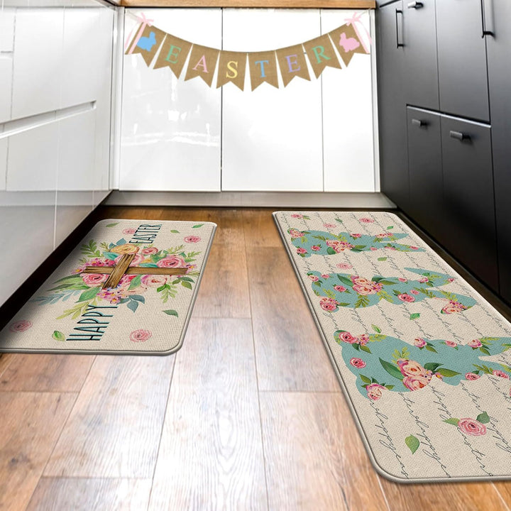 Children's Easter-Themed Kitchen Floor Mat Bowlift