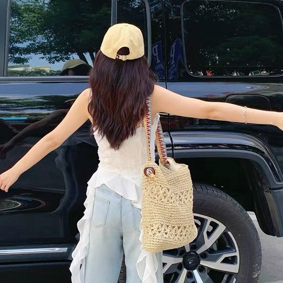 Handmade crochet shoulder bag Bowlift