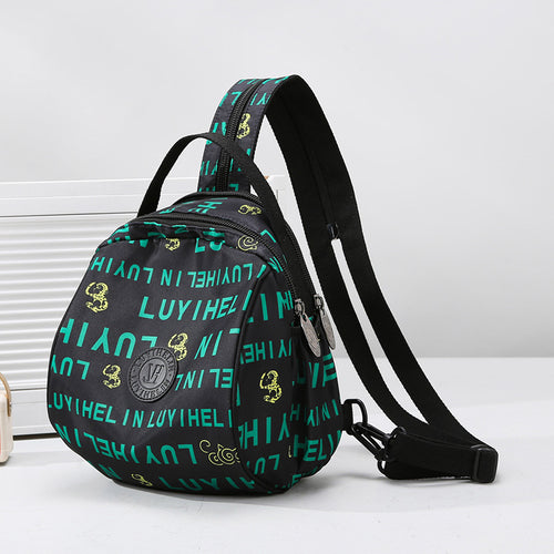 Geometric Patterned Backpack Bowlift