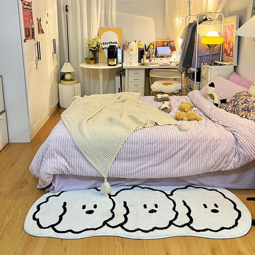 Plush Cloud-Themed Area Rug