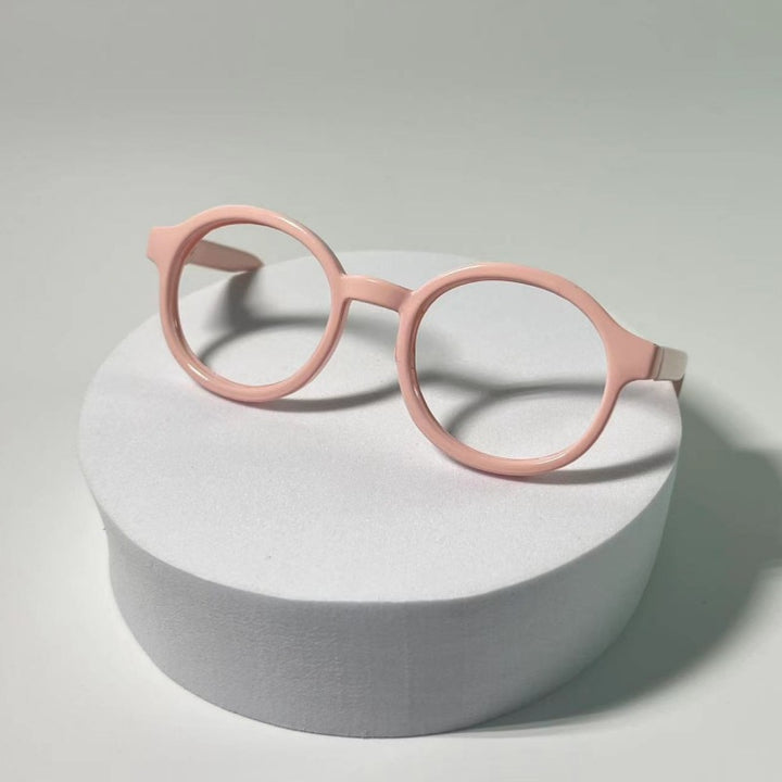 Vintage-Inspired Oval Frame Glasses Bowlift