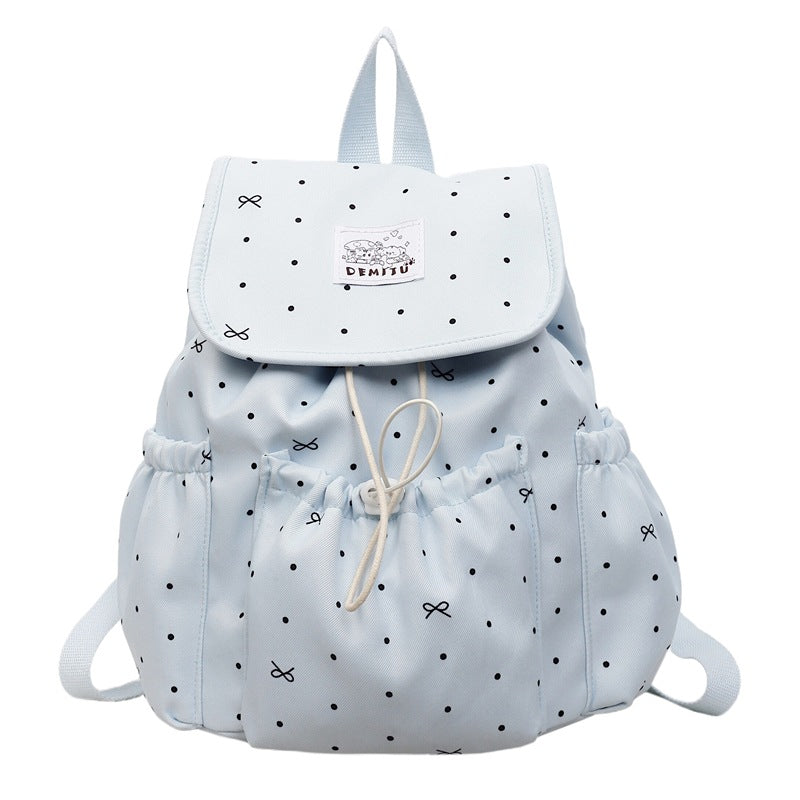 Playful Polka Dot Backpack Bowlift