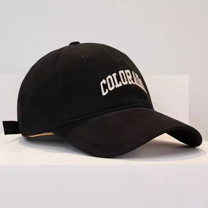Men's Cotton Adjustable Embroidered Baseball Cap Bowlift