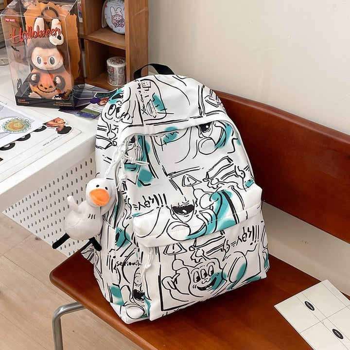 Backpack in Modern Comic Design Bowlift