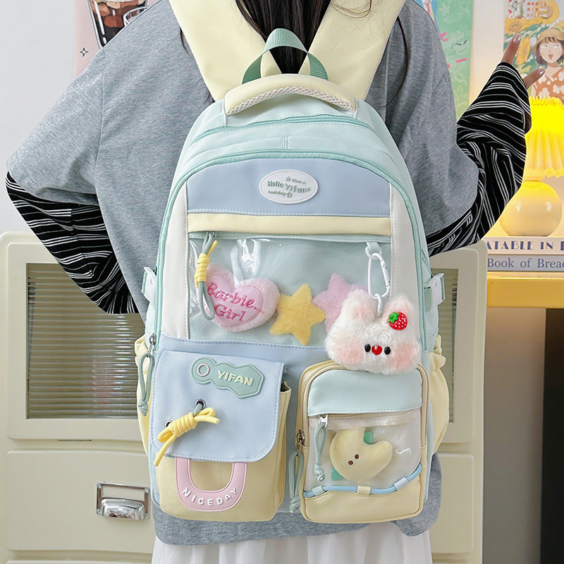 Creative Cartoon-Themed School Backpack Bowlift