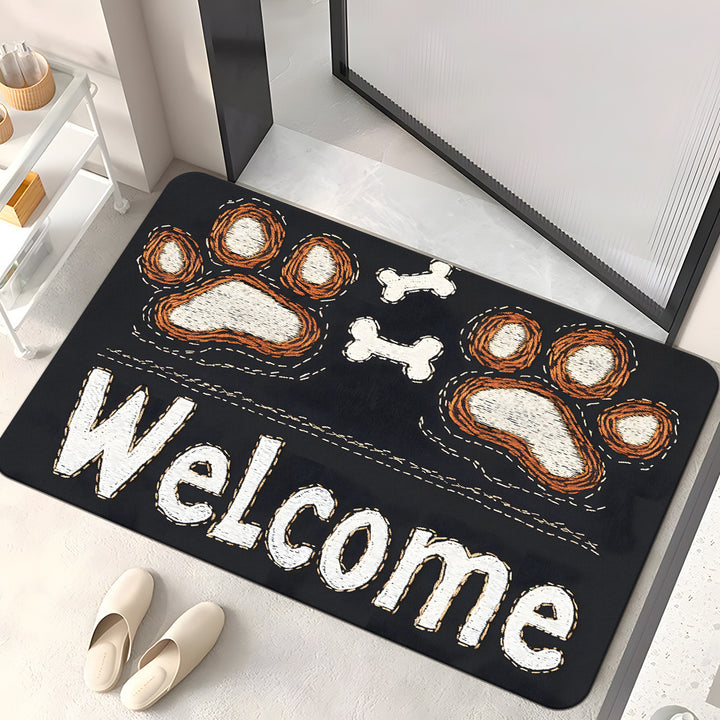 Aquatic-Themed Bath Mat Bowlift