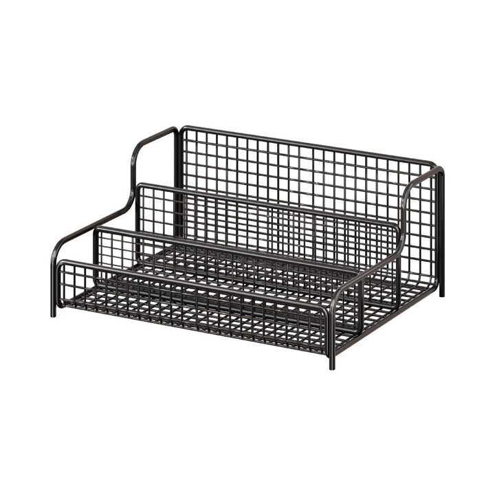 Compact Stackable Under-Bed Metal Mesh Multi-Slot Shoe Storage Drawer Organizer