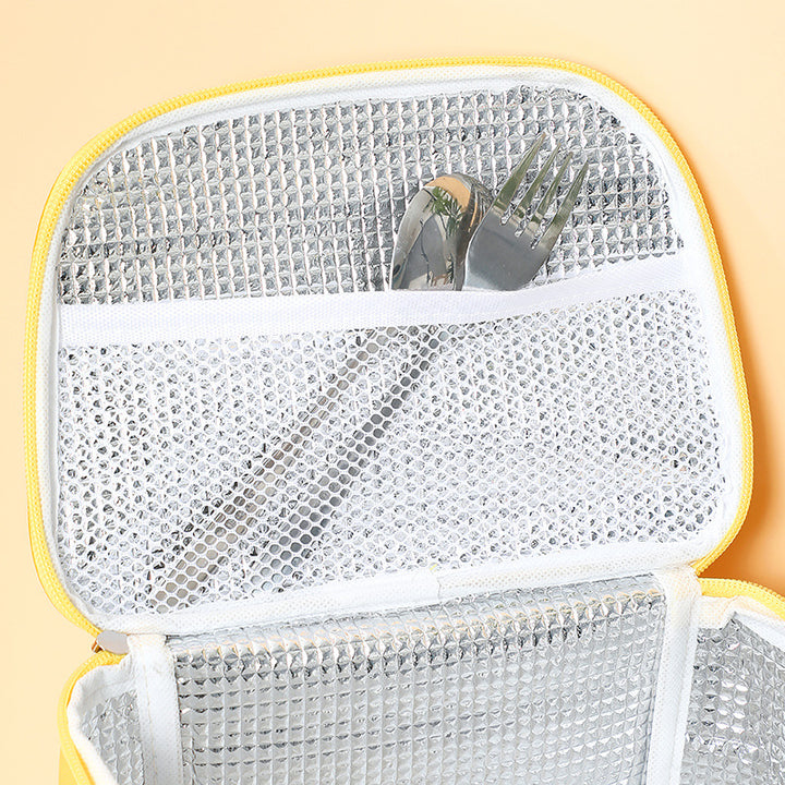 Insulated lunch bag with cheerful vehicle design Bowlift