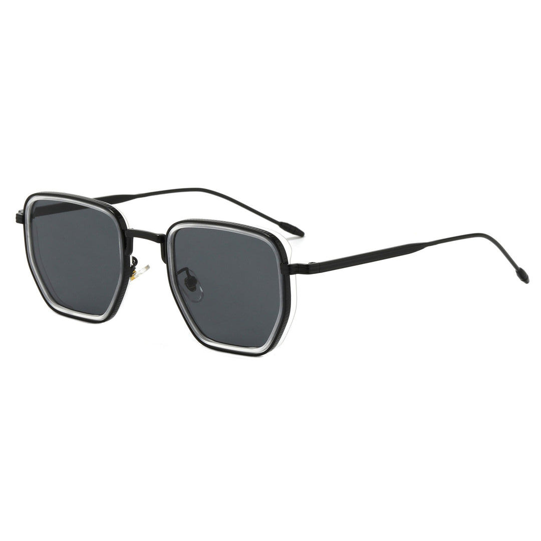 Ladies Square Designer Sunglasses with Stylish Metal Frame Bowlift