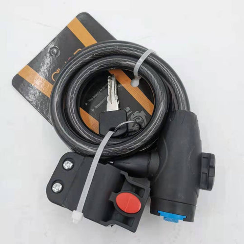 Heavy-Duty Flexible Bicycle Lock with Key Bowlift