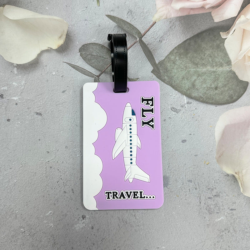 Airplane-Themed Luggage Tag Bowlift