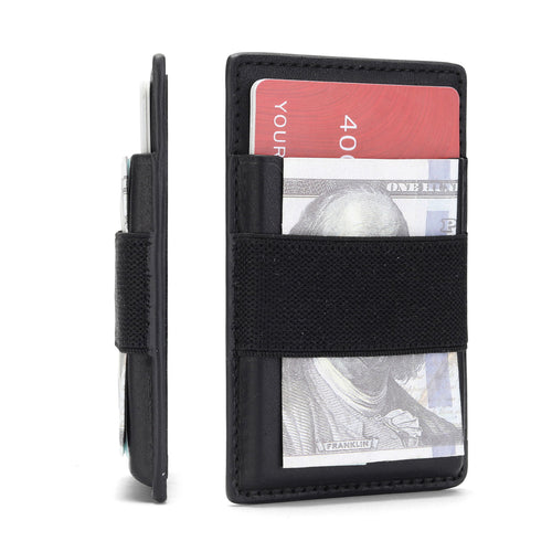 Minimalist Elastic Money Clip Wallet Bowlift