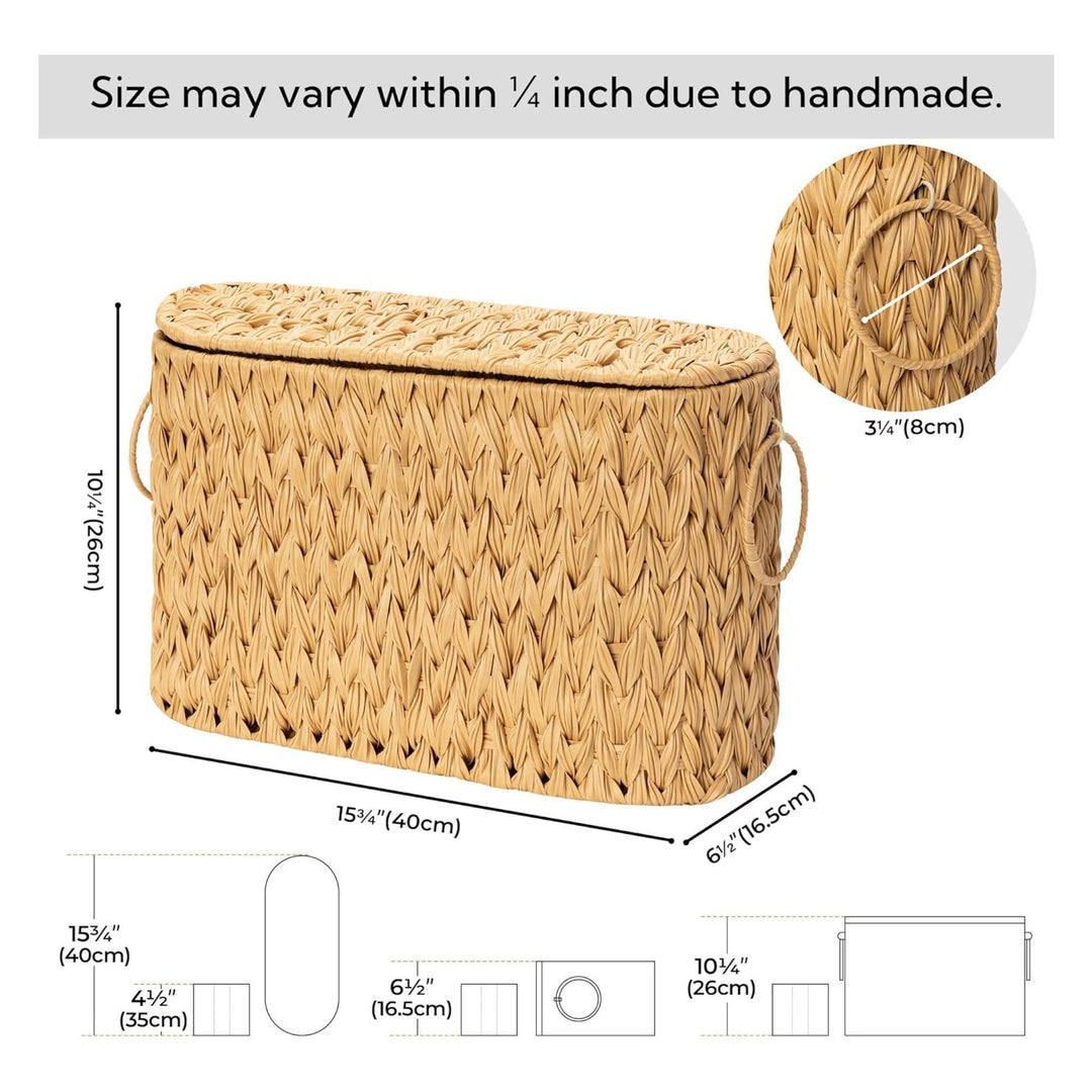 Handwoven Seagrass Storage Basket Bowlift