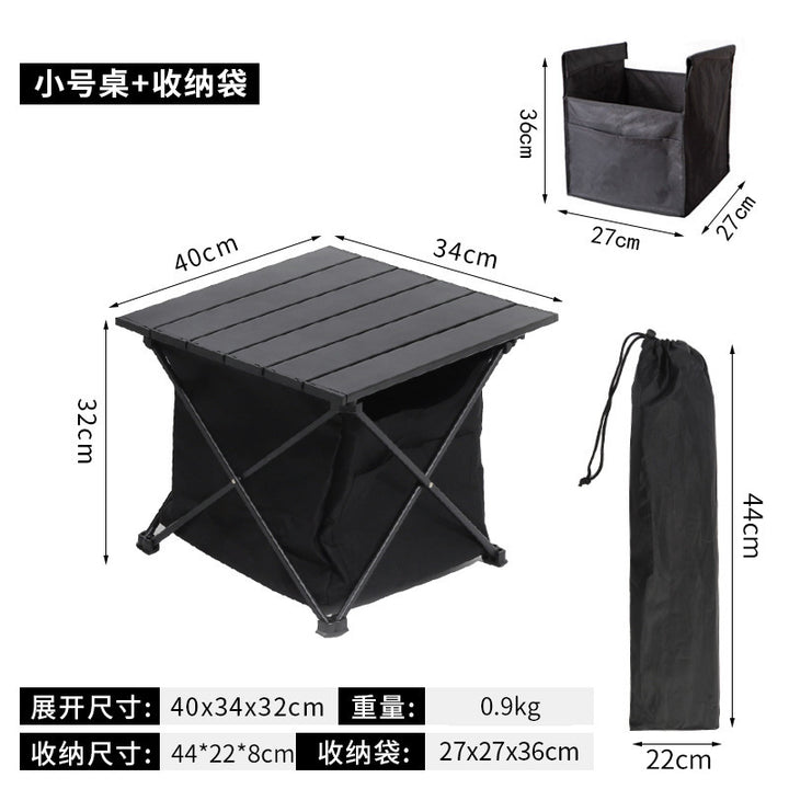 Foldable Camping Table With Versatile Applications Bowlift