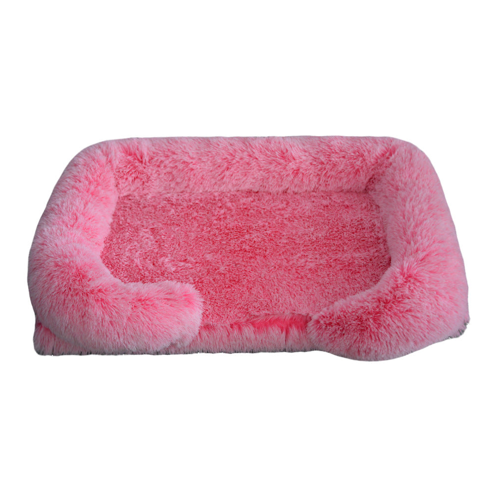 Plush Bolstered Dog Bed