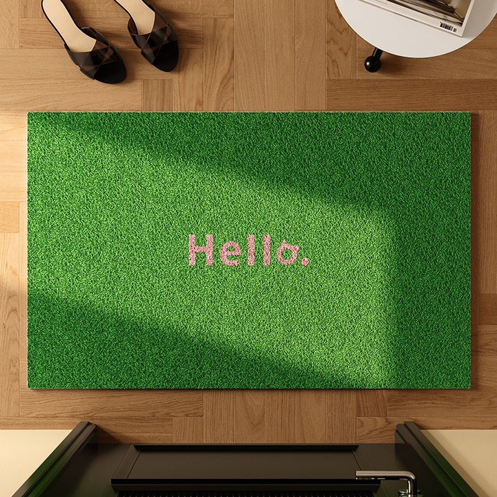 Decorative Hello Doormat Bowlift