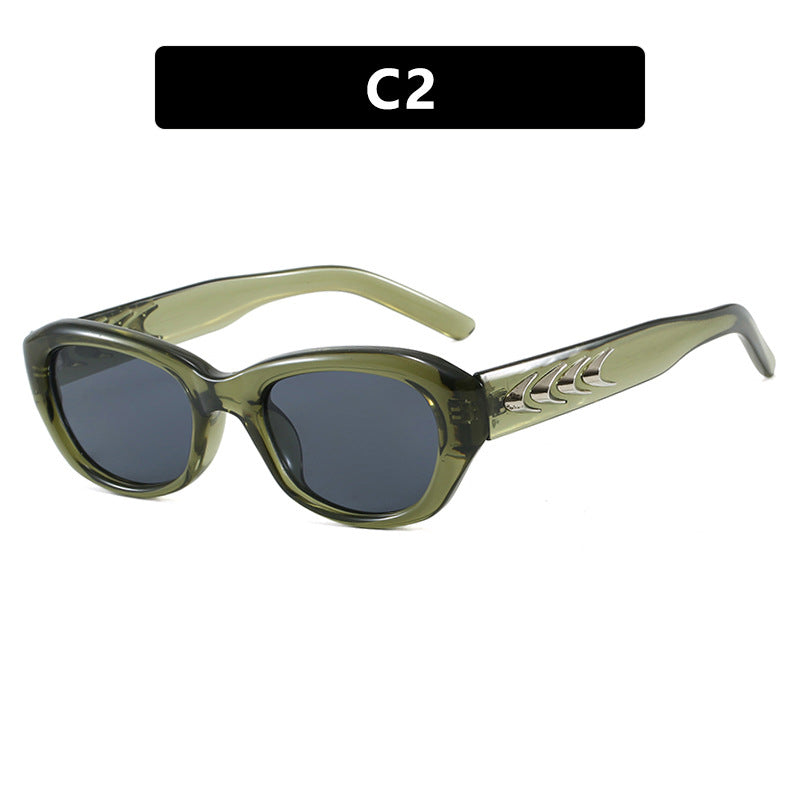 Women's fashionable sunglasses with sculptural accents Bowlift