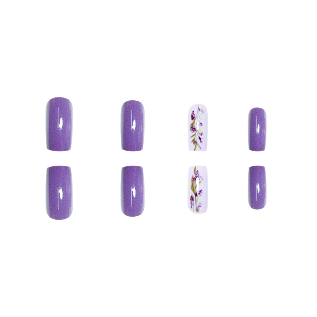 Floral Accent Nail Art Extensions Bowlift