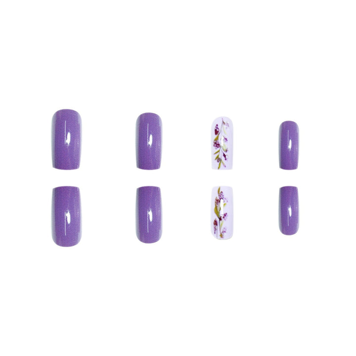 Floral Accent Nail Art Extensions Bowlift