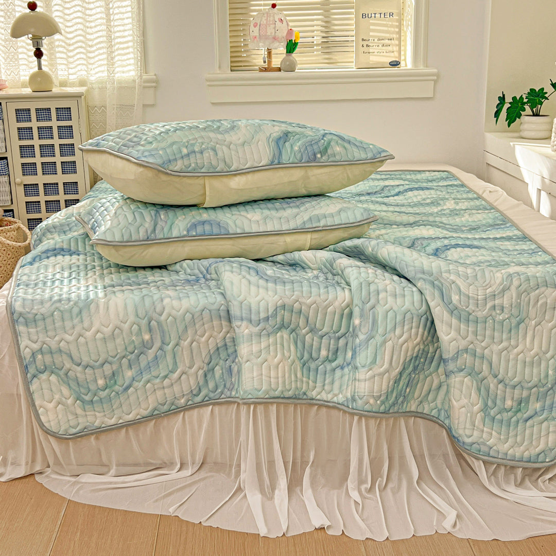 Premium Quilted Mattress Cover Set