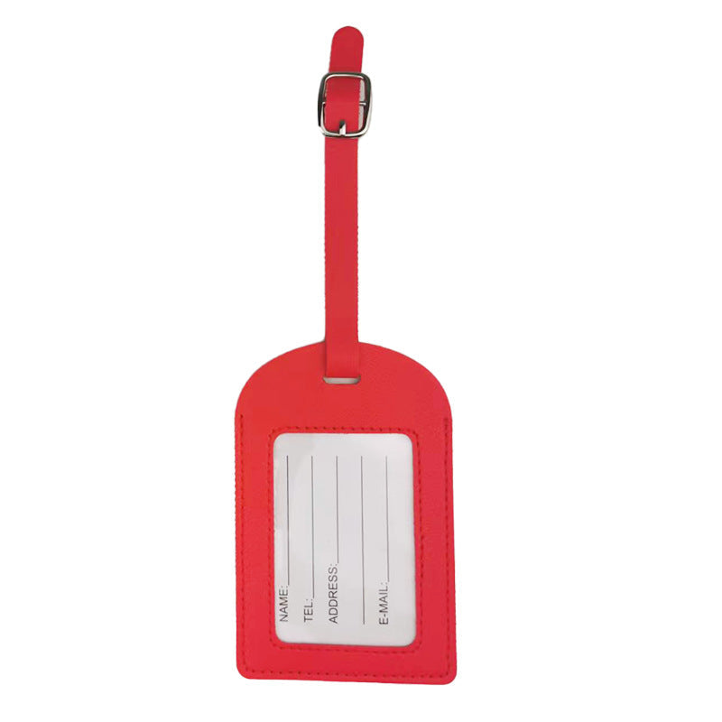 Premium Leather Luggage Tag Bowlift