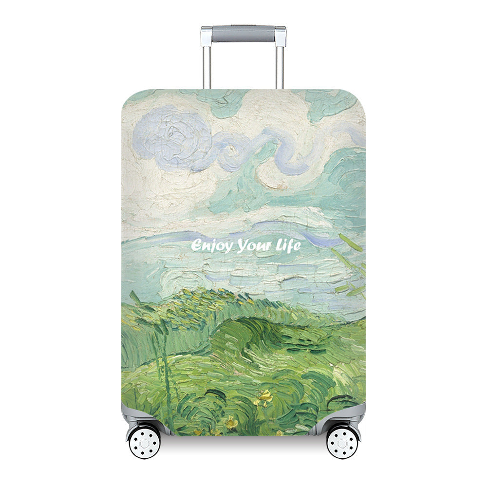 Women's Travel Suitcase with Colorful Floral Design Bowlift