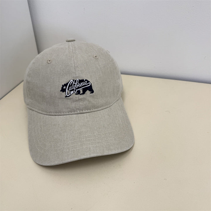 Women's Casual Vintage Embroidered Cap Bowlift