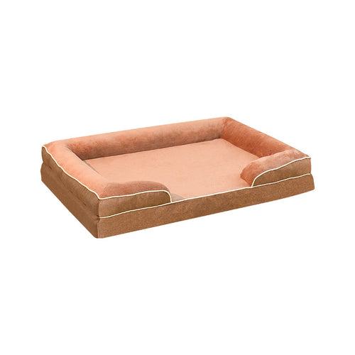 Plush Contoured Dog Bed