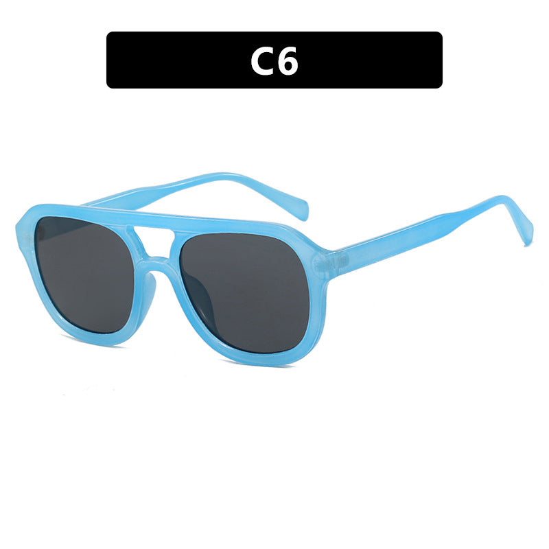 Women's fashionable sports sunglasses with wide, flexible frame Bowlift