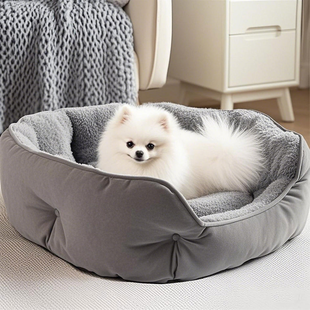 Cozy Plush Dog Bed