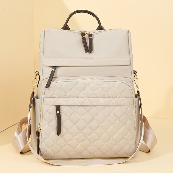 Quilted Multi-Compartment Backpack Bowlift