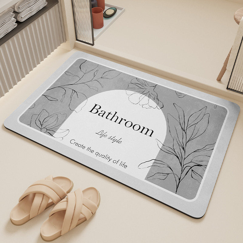 Stylish Decorative Bathroom Mat Bowlift