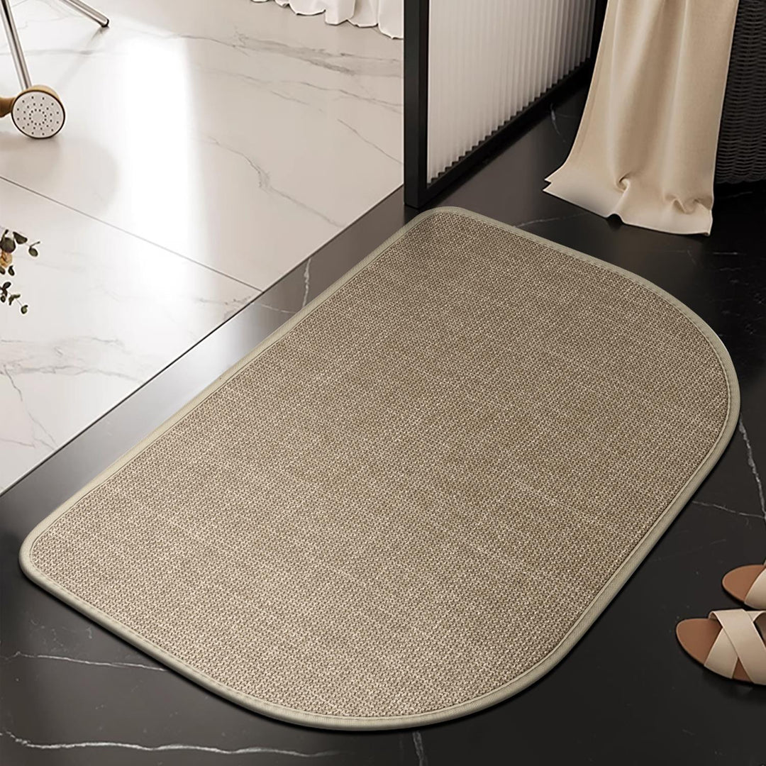 Elegant Textured Kitchen Mat Bowlift
