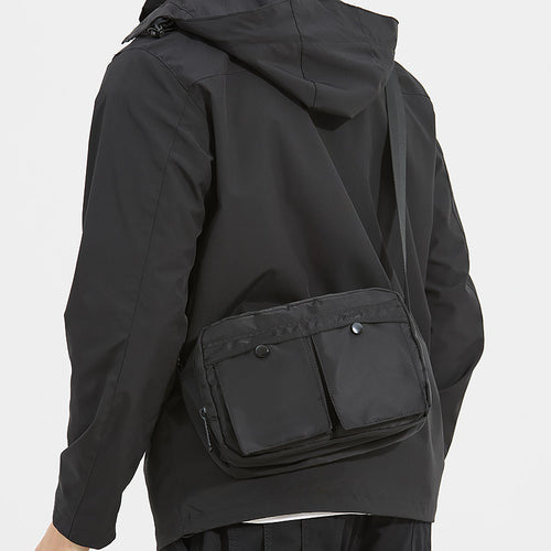 Compact Utility Crossbody Messenger Bag Bowlift
