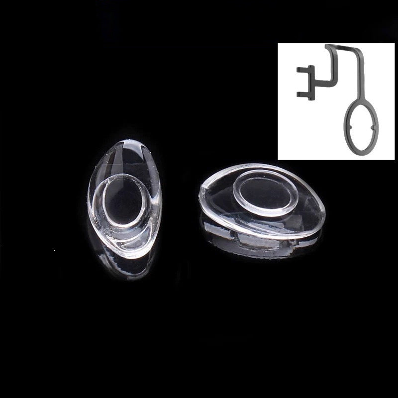 Clear Lens Eyewear Nose Pads Bowlift