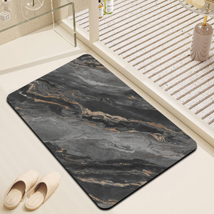 Marble Effect Bathroom Mat Bowlift