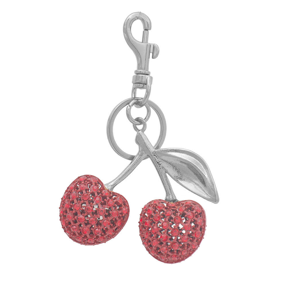 Decorative Cherry Charm Keychain Bowlift